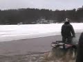 crossing water on a modifided chair recliner