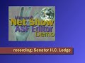 in this recording, massachusetts senator henry cabot lodge (1850-1924) makes a patriotic argument against joining the league of nations.

