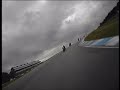 Slow out lap, Donington, wet track :^(