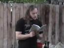 nick morris reads selections of his work at the fact-simile 1.1 release party	
