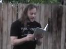 nick morris reads selections of his work at the fact-simile 1.1 release party	
