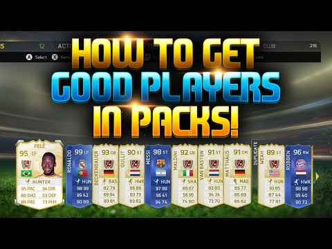 HOW TO GET GOOD PLAYERS IN A PACK !!! FIFA 15 BEST PACK OPENING METHOD