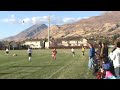 Diego takes the shot  -- La lleva el Diego!