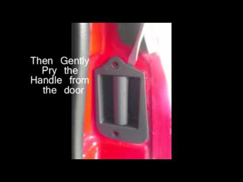 Chevy s10 Replacing 3rd Door Handle Assembly