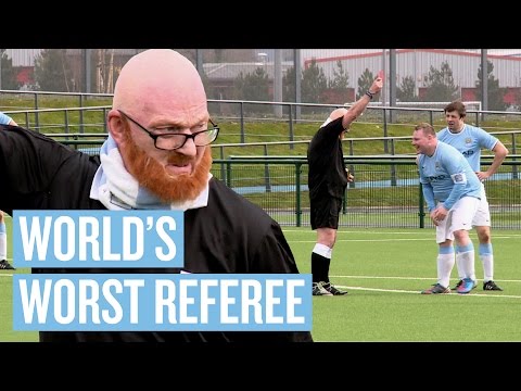 WORLD'S WORST REFEREE PRANK | Manchester City April Fools