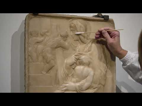 Michelangelo’s first sculptures restored