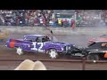 this car ran at the sanders county fair in plains mt. it also had a 1 ton axle under it. being a mopar fan and a derby fan i though this car was bad ass! when i asked the driver why a cummins he told me that he had plenty to spare. that was hard for me to take because a just dropped 5k on rebuilding mine. this was the first derby car this guy ever built. not bad for the first build!!! cummins turbo diesel demolition derby www.bbddn.com