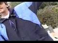 Chanology- Scientologist attacks man with hammer!