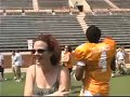 Gerald Jones sings to knoxnews producer Erin Chapin