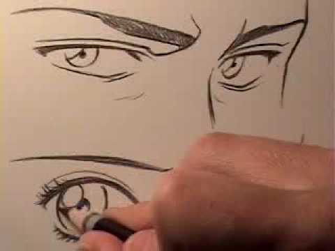 how to draw manga eyes