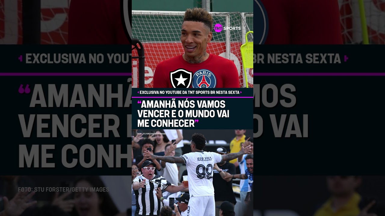 IGOR JESUS PROFETIZOU A VITÓRIA E SEU GOL PRA CIMA DO PSG: "O MUNDO VAI ME CONHECER" #shorts
