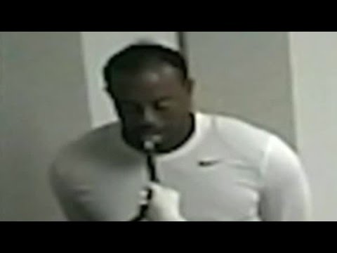 Here's Tiger Woods Taking His Breathalyzer Test