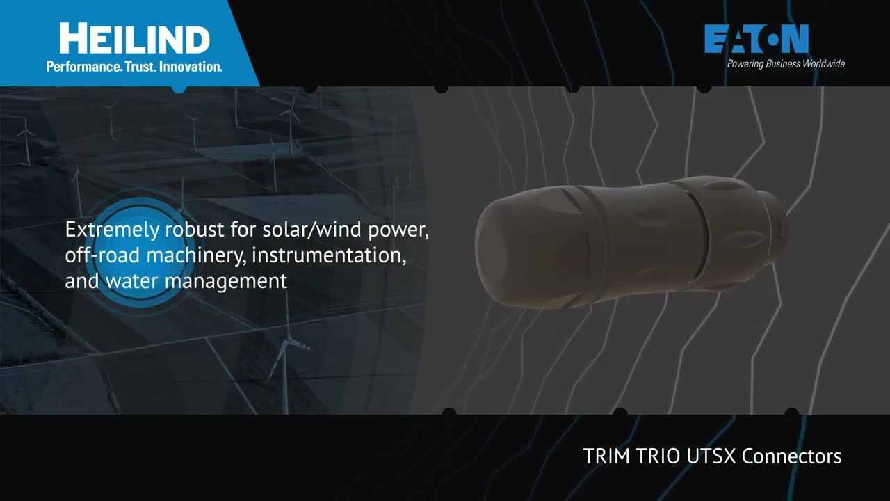 Eaton Souriau Trim Trio UTSX Series Connectors | Heilind Electronics