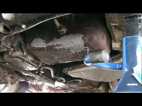 Rusty Oil Pan Repair with JB Weld on a 2002 Pontiac Grand Prix DIY