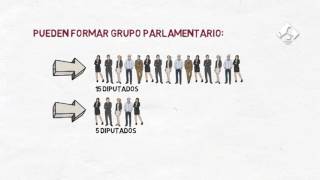 ¿Cómo se constituyen lo Grupos Parlamentarios?
