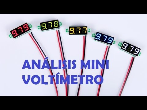 Review/análisis Mini voltímetro digital