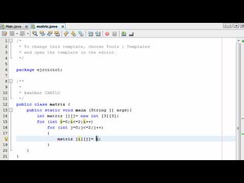how to define a mxn matrix in matlab