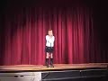 8 yr  emily singing hit me with your best shot