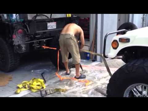 Removing runflats from hummer/ humvee tires pt 2