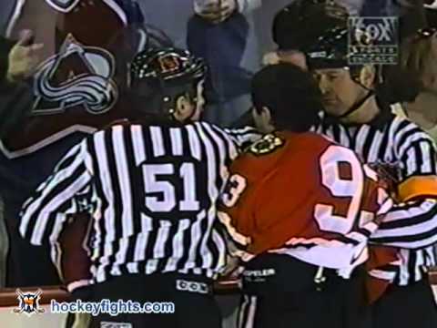 Doug Gilmour vs Joe Sakic Mar 20, 1999
