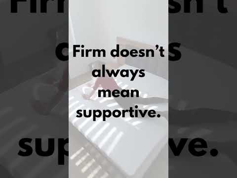 1 day ago: Myth or Fact: A firmer sleep is best