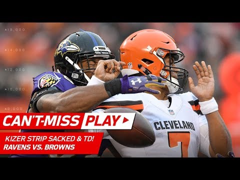 Video: Kizer Gets Strip Sacked in the End Zone & Williams Falls on the TD! | Can't-Miss Play | NFL Wk 15