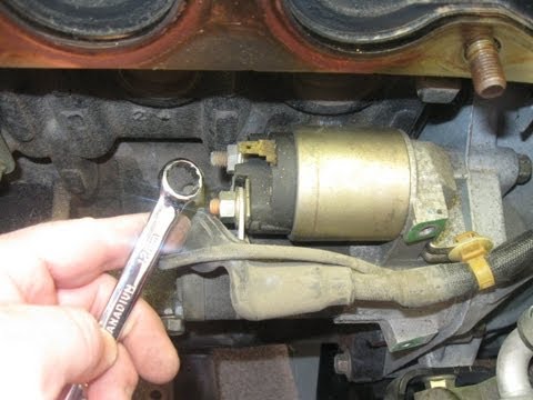 DIY: 2005 Mitsubishi Galant 2.4L, How to Replace Starter