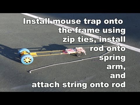 how to make a mousetrap vehicle go straight