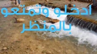 عيون مياه قرية العوجا بجانب مدينة أريحا فيديو قمه في الروعه تابعوه حتى النهايه