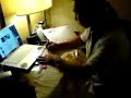 Martin Ksohoh signing RED MONKEY JEANS RMC T-shirt Martin Ksohoh signing RED MONKEY JEANS RMC T-shirt