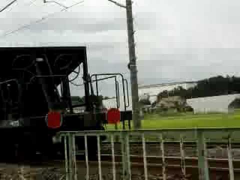ＥＦ６５－１０８０ ＪＲ貨物２次更新車色 ホキ牽引。
