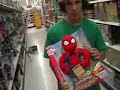 we just fucking around in k-mart and shit!!..funny!!