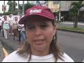 Vendedores informales marchan hacia Casa Presidencial