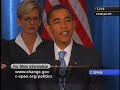Obama: state of US Intelligence + Cabinet posts 1st dog