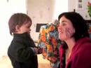 Pintando a mam�e