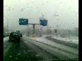 videos de 28.11.2008 - Bergamo, Prima Nevicata Effetti Collaterali in Tangenziale verso San Paolo D'Argon