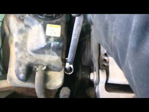 Serpentine belt replacement tip Ford Taurus 2002 3.0L V6  Install Remove Replace