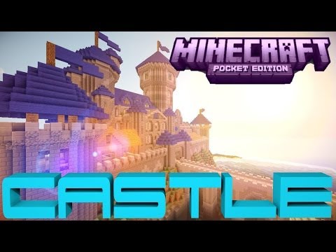 how to make a castle in minecraft p e