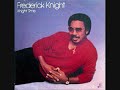 rare funk jam  frederick knight:let me ring your bell again