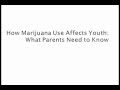 Prevention of Teen Marijuana Use - YouTube