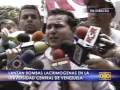 Atacan con bombas lacrimógenas a estudiantes en la UCV
