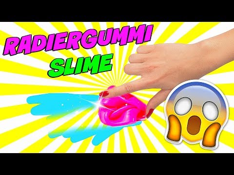 DIY RADIERGUMMI SCHLEIM I Mit Slime radieren?! Lifehack Test