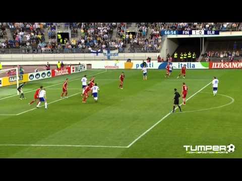 suomi - 2014 FIFA World Cup qualification: Finland - Belarus 1-0 (0-0) 57