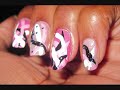My baby love's PINK!! Nail Art