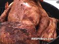 This Cajun style Turkey and Pork Loin holiday roast, smoke tender and moist, will give your guests a Thanksgiving Turkey and Pork dinner they'll never forget. It's that good. Watch how easy it is to do with a few tips and techniques by the BBQ Pit Boys.
