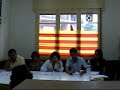 Roda de premsa de esquerra republicanade Sant Quirze del Vallès 1 part titllada pel equip de govern ciu.psc,pp com de gamberrada politica