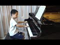 Hugo plays Bach Two Parts Invention No. 4