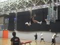 Amazing Trampoline Basketball Dunks by the Dunking Devils