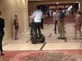 Peter Facinelli riding a Segway at Twicon 2009 in Dallas Texas