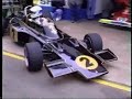 ex-lotus team manager peter warr drives in 25 aniv. dfv engine